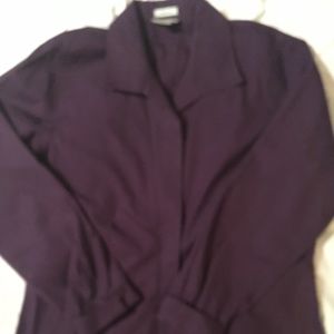 Chico’s purple non iron blouse size 1